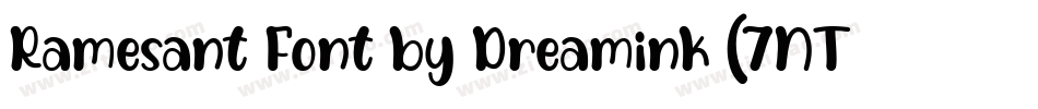 Ramesant Font by Dreamink (7NTypes)字体转换